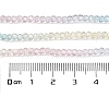 Transparent Painted Glass Beads Strands X1-DGLA-A034-T2mm-A21-3
