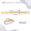 10Pcs PU Leather Luggage Tag Straps FIND-WR0012-91-2