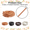 Gorgecraft 40 Yards 4 Colors Cowhide Leather Cord WL-GF0001-13-2