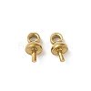304 Stainless Steel Cup Pearl Peg Bails Pin Pendants STAS-L300-004B-G-1