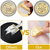 12 Sheets PET Adhesive Wax Seal Stickers DIY-WH0451-044-3