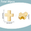 50Pcs Alloy Beads TIBEB-HY0001-07-2
