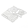Study Supplies Carbon Steel Cutting Dies Stencils DIY-P076-14-3