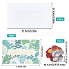 CRASPIRE Envelope and Floral Pattern Thank You Cards Sets DIY-CP0004-97-2