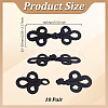 10 Pairs Handmade Chinese Frog Knot Button Sets DIY-GA0008-65-2