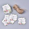 Floral Pattern Paper Gift Tags CDIS-K002-E09-1