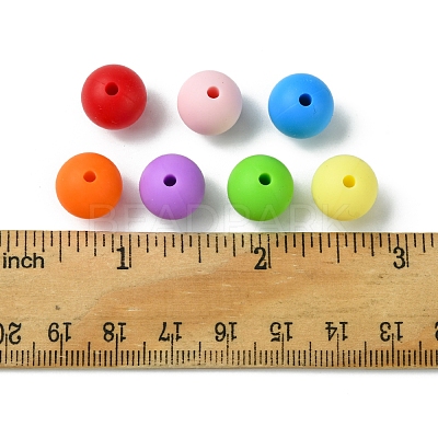 35Pcs Food Grade Eco-Friendly Silicone Focal Beads SIL-FS0001-22A-1