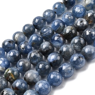 Natural Kyanite Beads Strands G-NH0046-C04-8MM-01-1