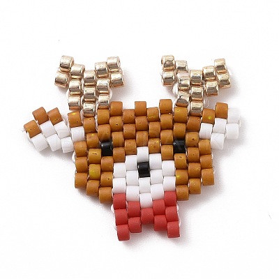 Handmade MIYUKI Japanese Seed Loom Pattern Seed Beads PALLOY-MZ00059-09-1