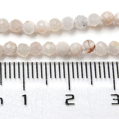Natural Rainbow Moonstone Beads Strands G-A097-A02-03-1