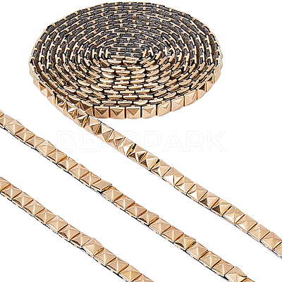 4.16 Yards Brass Pyramid Stud Nailhead Trim OCOR-GF0003-57-1