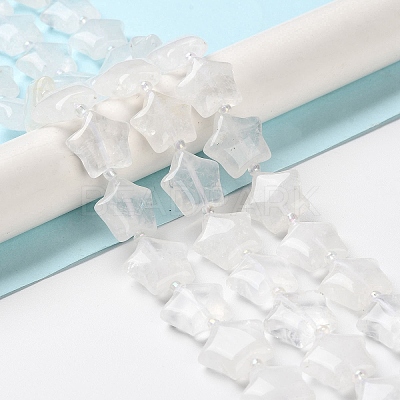Natural Quartz Crystal Beads Strands G-NH0005-027-1