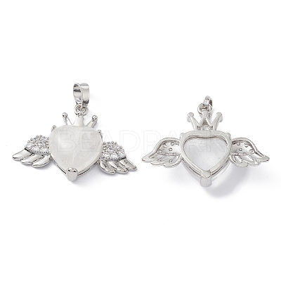 Natural Quartz Crystal Pendants G-P492-02P-22-1