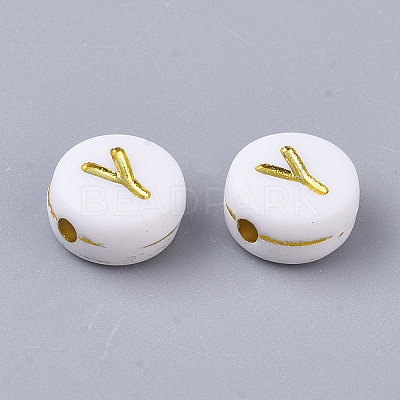 Plating Acrylic Beads LS-X-PACR-R242-01Y-1