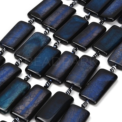 Natural Dragon Veins Agate Beads Strands GG-CBA2A74-01D-1