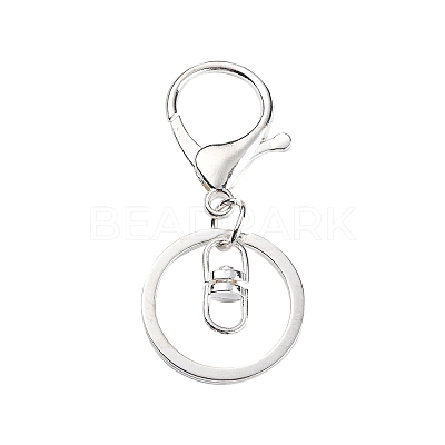 Iron & Alloy Lobster Claw Clasp Keychain KEYC-SZC0002-01S-1