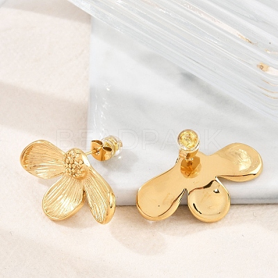304 Stainless Steel Stud Earrings For Women EJEW-B114-05G-1