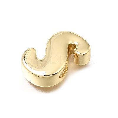 Brass Slide Charms KK-E802-33G-S-1