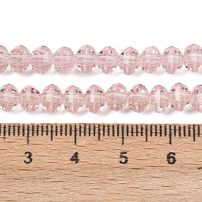 Transparent Glass Beads Strands GLAA-G125-01A-02-1