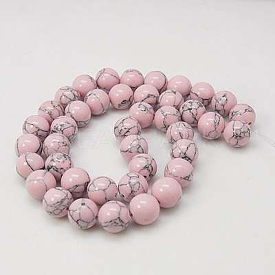 Synthetic Turquoise Beads Strands TURQ-H038-4mm-XXS07-1