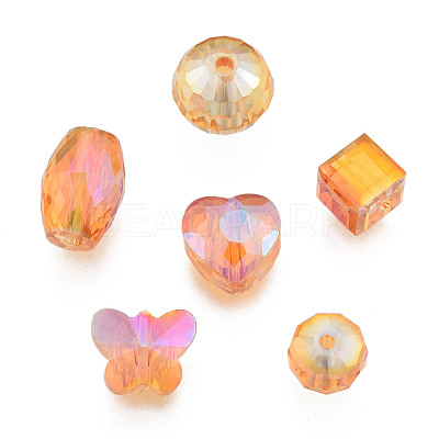 Transparent Glass Beads EGLA-N002-49-B04-1