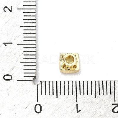 Square Brass Micro Pave Cubic Zirconia Cabochons KK-P345-13G-E06-1