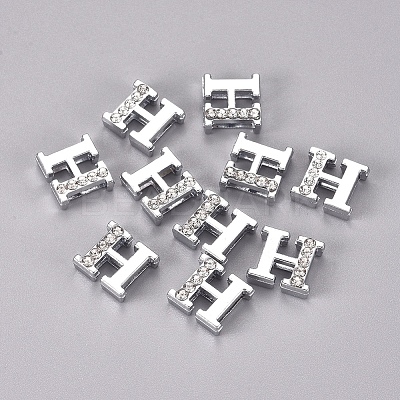 Alloy Slide Charms LS-PALLOY-WH0066-21H-1