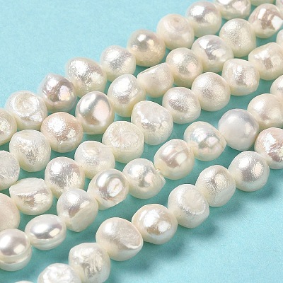 Natural Cultured Freshwater Pearl Beads Strands PEAR-E017-18-1