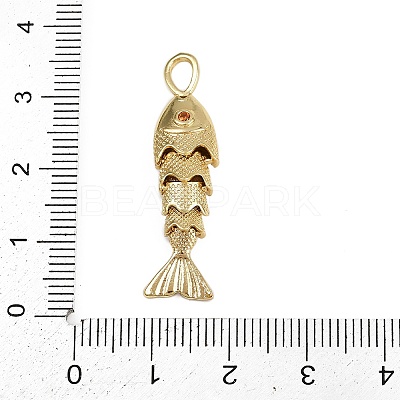 Brass Micro Pave Cubic Zirconia Beads KK-D409-11G-1