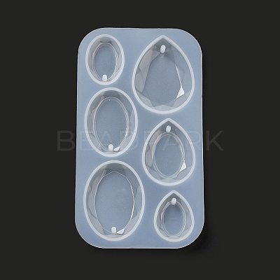 DIY Teardrop Pendant Silicone Molds DIY-G079-02-1
