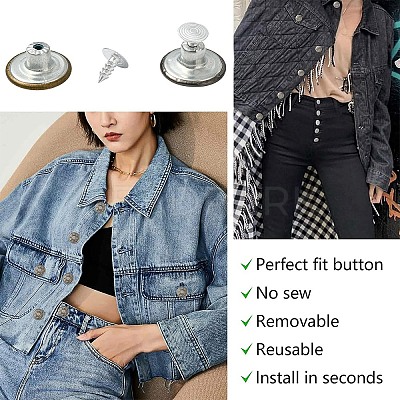 Iron Button Pins for Jeans BUTT-YW0001-01A-1