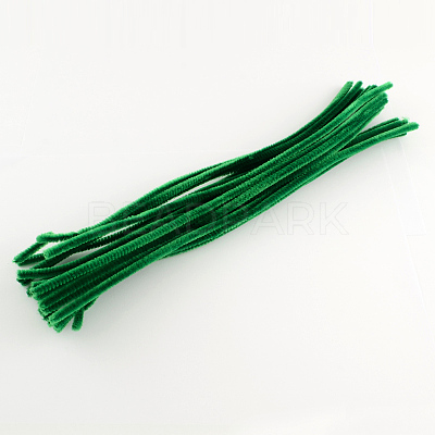 Round Pipe Cleaner Chenille Stick X-AJEW-S007-02-1