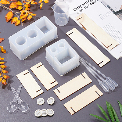 DIY Toothbrush Holder Silicone Molds Kits DIY-OC0003-32-1