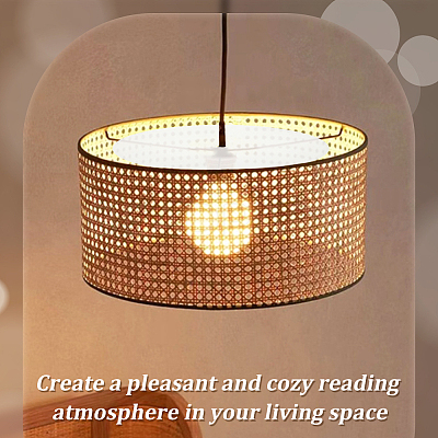 Flat Round PP Lamp Shade Diffuser FIND-WH0152-204-1