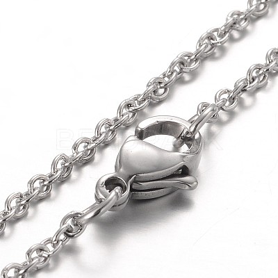 Tarnish Resistant Stainless Steel Cable Chain Bracelets BJEW-JB01930-1