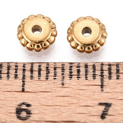 304 Stainless Steel Disc Beads STAS-P319-14A-G-1