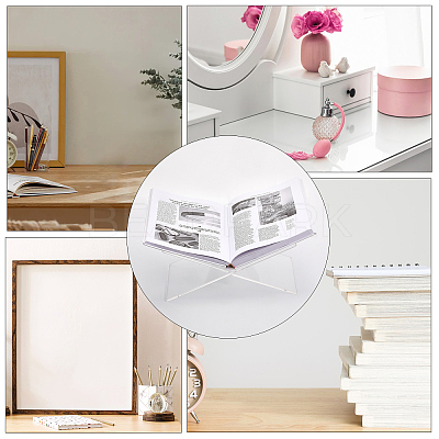 Acrylic Bookends OFST-WH0002-42-1
