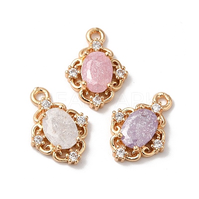 Brass Charms KK-C062-018G-1