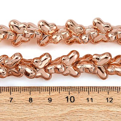 Electroplate Glass Beads Strands EGLA-H109-06-1