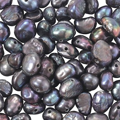 100Pcs Natural Cultured Freshwater Pearl Beads PEAR-LT0001-08-1