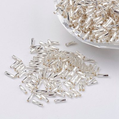 Glass Twisted Bugle Beads X-SEED-E002-12mm-821#-1