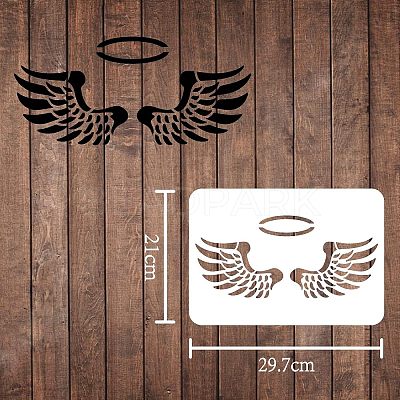 Large Plastic Reusable Drawing Painting Stencils Templates DIY-WH0202-059-1