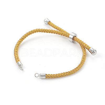 Adjustable Nylon Cord Slider Bracelet Making MAK-F026-A07-P-1