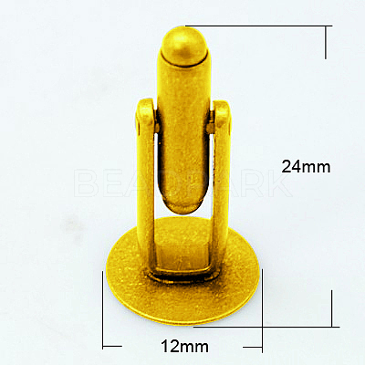 Brass Cuff Button KK-E106-G-NF-1