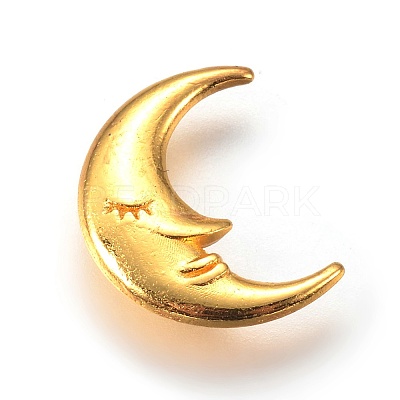 Zinc Alloy Cabochons PALLOY-WH0036-27G-1