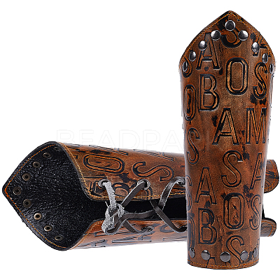 Adjustable Cowhide Cord Bracelet AJEW-WH0415-22B-03-1