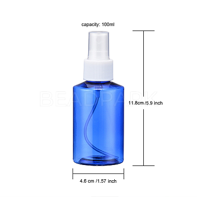 100ml Refillable PET Plastic Spray Bottles LS-TOOL-Q024-02B-02-1
