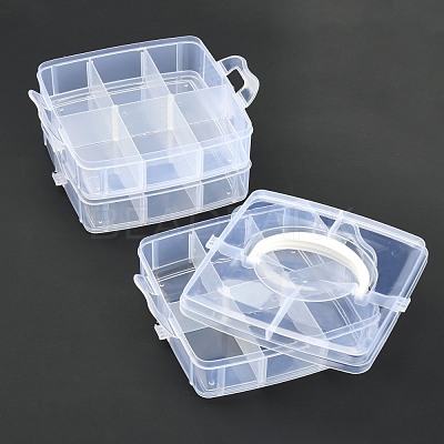 Plastic Bead Containers CON-S034-1