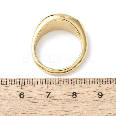 304 Stainless Steel Glass Cuff Open Rings RJEW-P177-02B-G-1