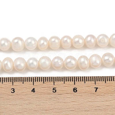 Natural Cultured Freshwater Pearl Beads Strands PEAR-I007-07Y-04A-1